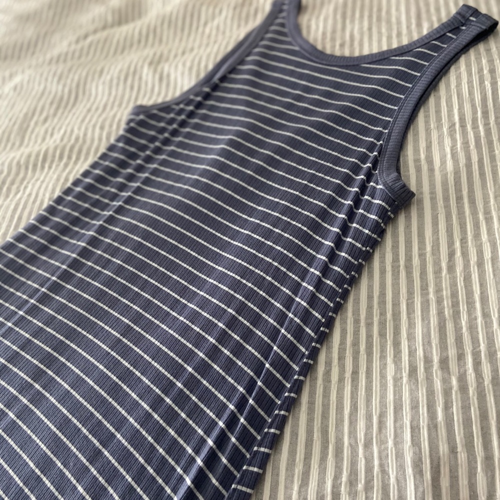 Ribbed tank dress
